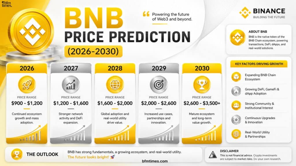 BNB Price Prediction (2026-2030)