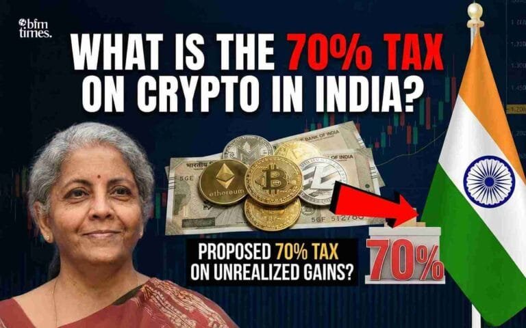 70% Crypto Penalty Tax in India