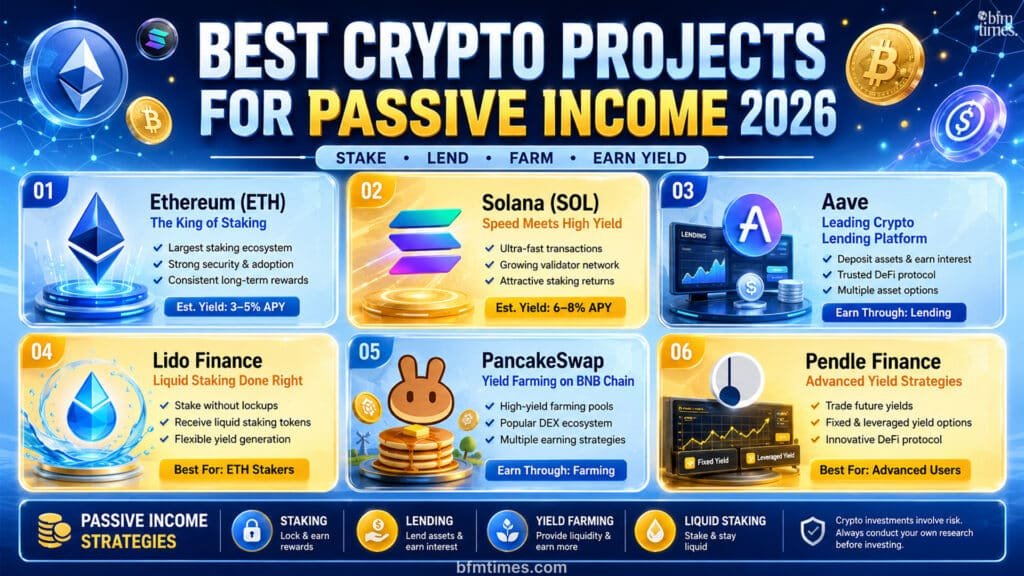Best Crypto Projects for Passive Income 2026