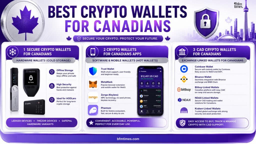 Best Crypto Wallets for Canadians: crypto wallets Canada