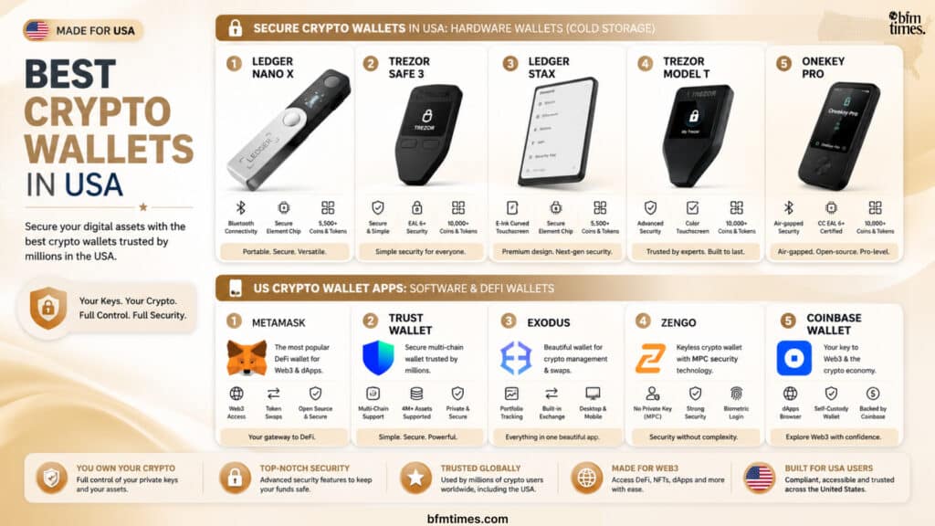 Best Crypto Wallets in USA: Secure Options for American Users
