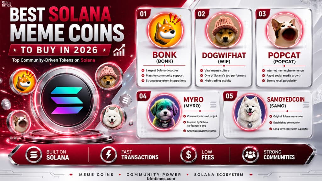 Best Solana Meme Coins to Buy in 2026: Top 5 Picks