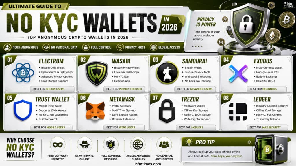Ultimate Guide to No KYC Wallets in 2026