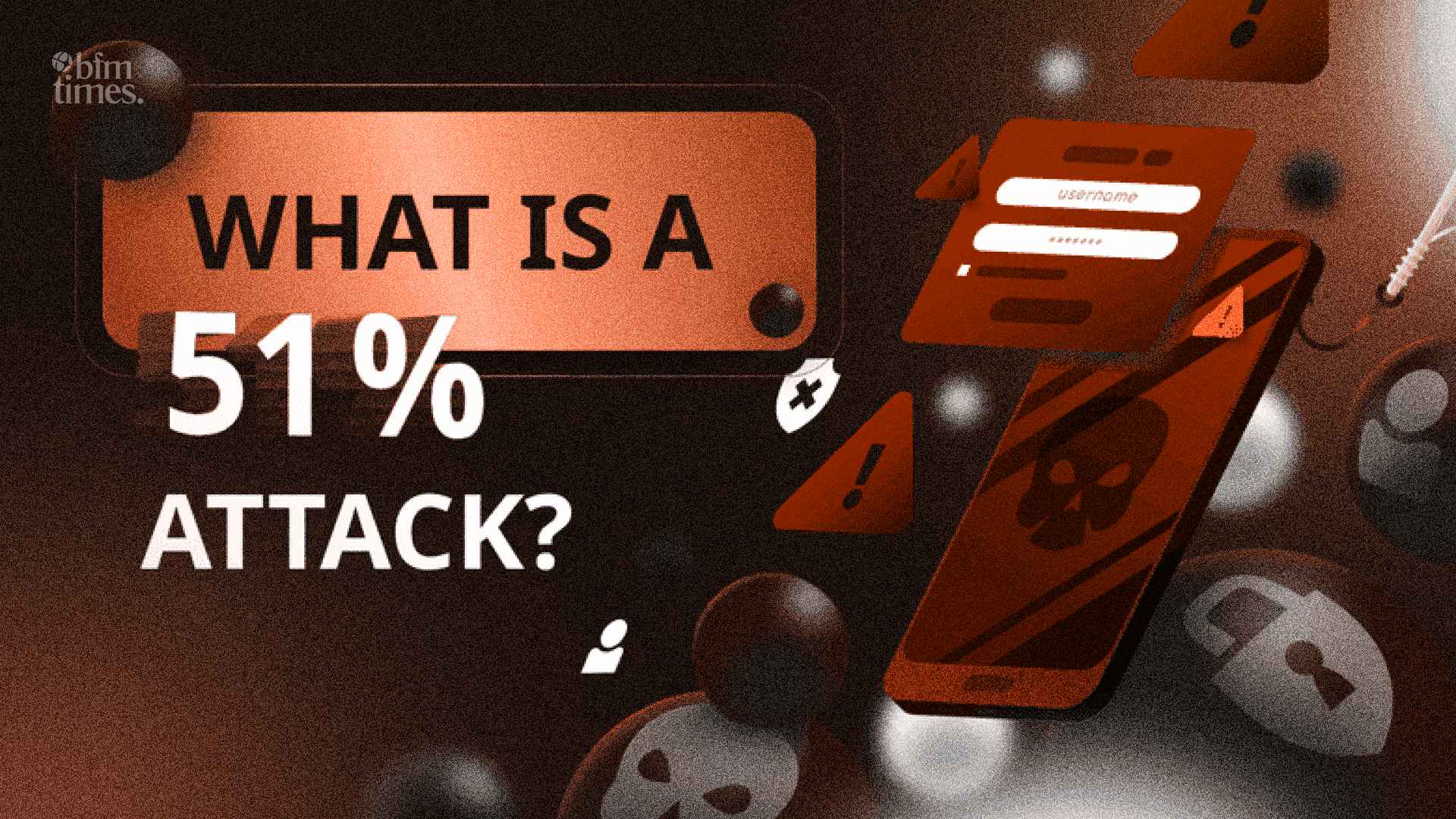 What happens if a blockchain is attacked with a 51% attack