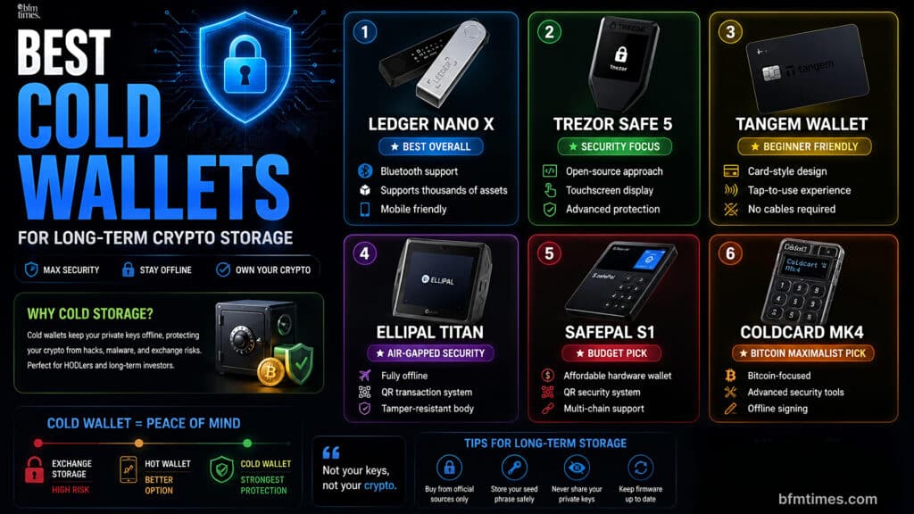 Best Cold Wallets for Long-Term Crypto Storage