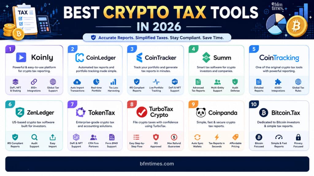 Best Crypto Tax Tools in 2026