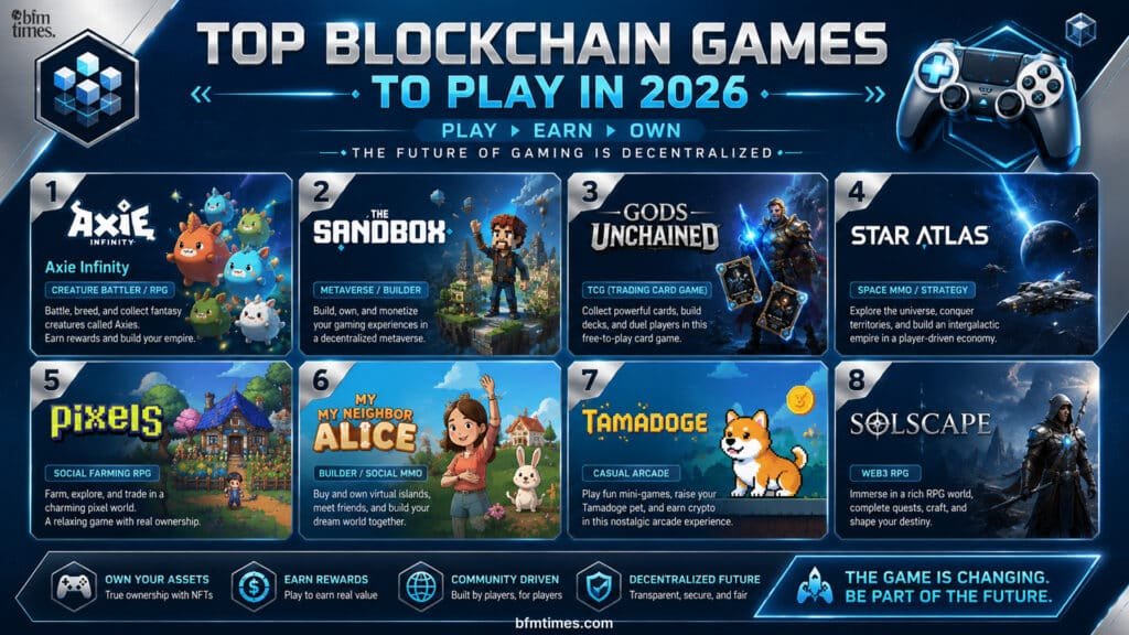 Top Blockchain Games to Play in 2026: Best Web3 Titles for Real Gameplay