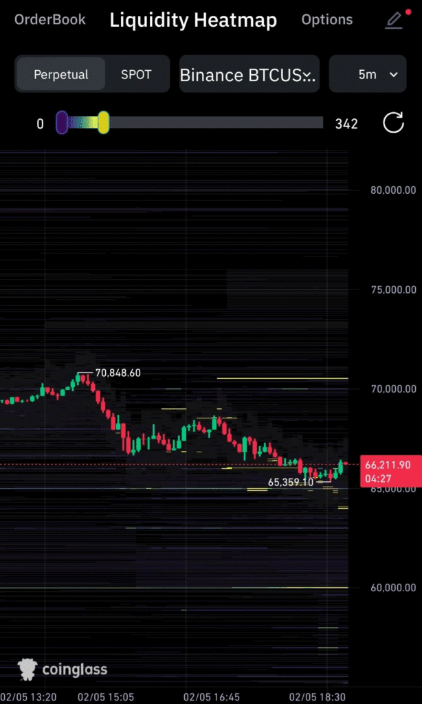 Bitcoin Liquidit Heatmap Suggests a Trap Between $60k and $71k