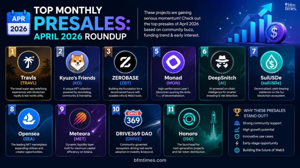 Top Monthly Presales: April 2026 Roundup