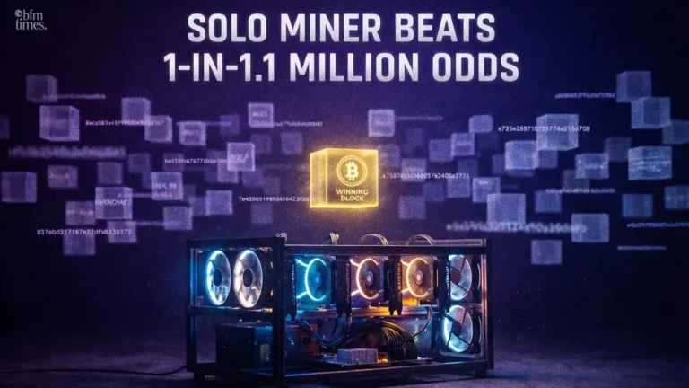Solo Bitcoin Mining 2026 miner wins Bitcoin block 938092 using rented hashpower against 1-in-1.1 million odds