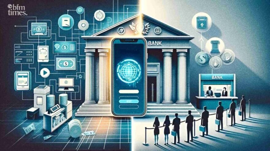 AI in loan approval showing machine learning credit scoring in modern banking systems