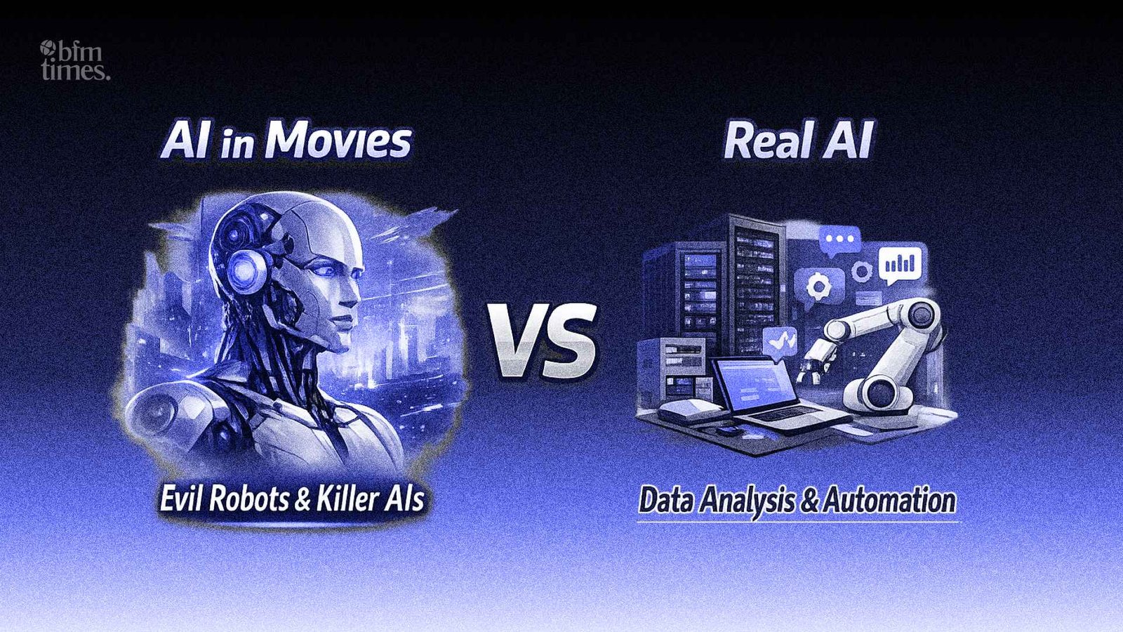 AI in Movies vs Real AI