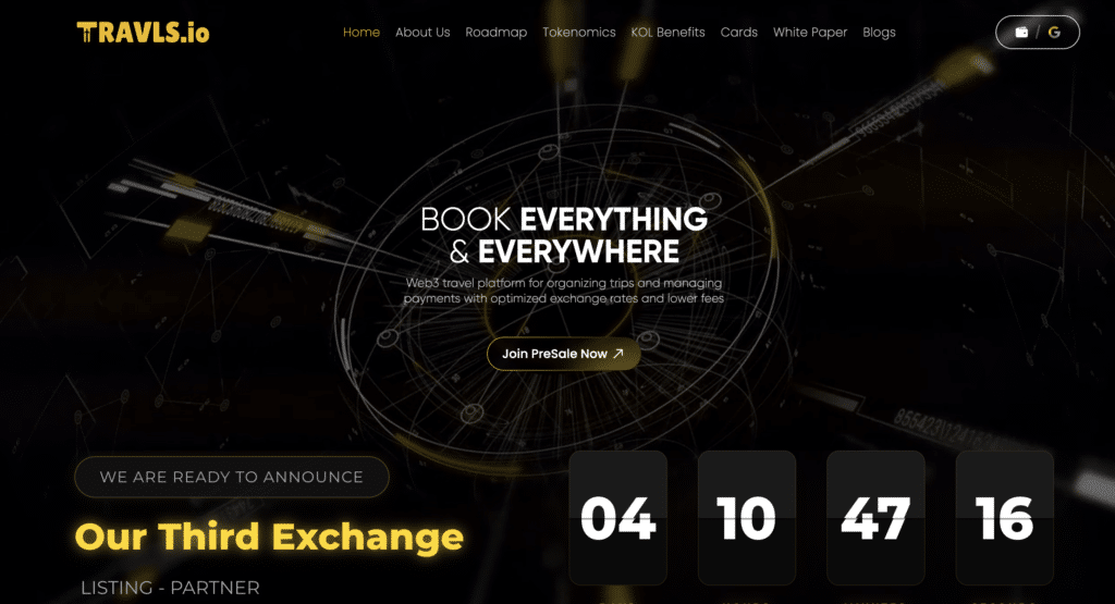 Travls, A Crypto Native Travel Booking Platform